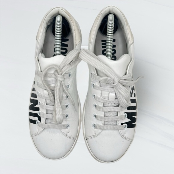 Moschino White and Black Sneakers - Picture 5 of 7
